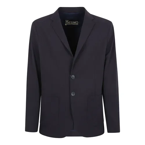 Herno - Jackets > Blazers - Blue - Herno - Modalova