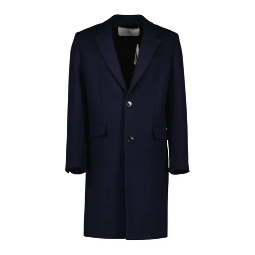 Coats > Single-Breasted Coats - - Ami Paris - Modalova
