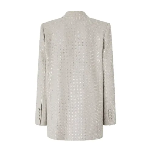Pinko - Jackets > Blazers - Gray - Pinko - Modalova