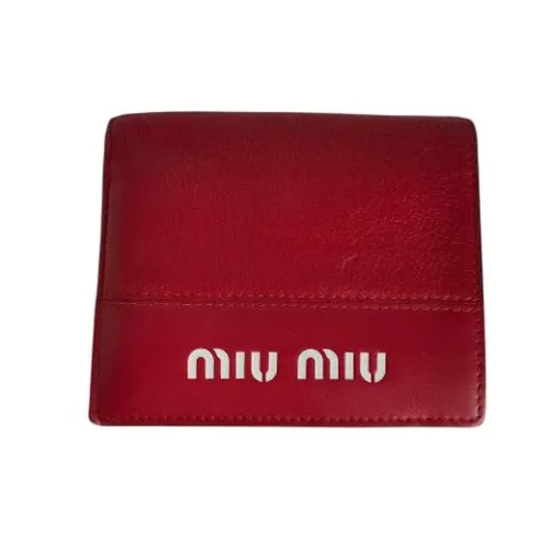 Pre-owned > Pre-owned Accessories > Pre-owned Wallets - - Miu Miu Pre-owned - Modalova