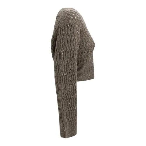 Knitwear > V-neck Knitwear - - Brunello Cucinelli - Modalova