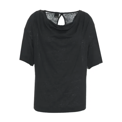 Pinko - Tops > T-Shirts - Black - Pinko - Modalova