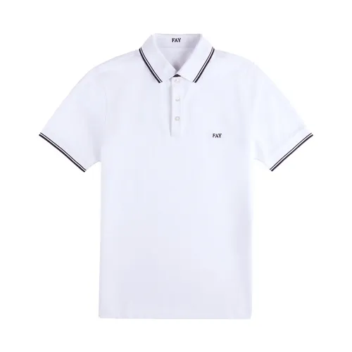 Fay - Tops > Polo Shirts - White - Fay - Modalova