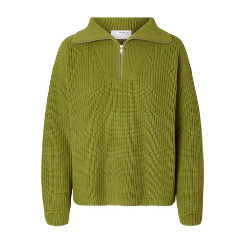 Knitwear > V-neck Knitwear - - Selected Femme - Modalova