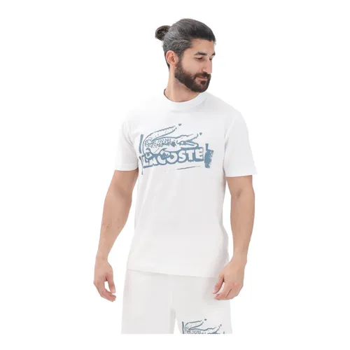 Lacoste - Tops > T-Shirts - White - Lacoste - Modalova