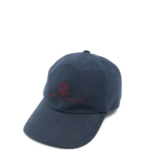 Accessories > Hats > Caps - - Brunello Cucinelli - Modalova