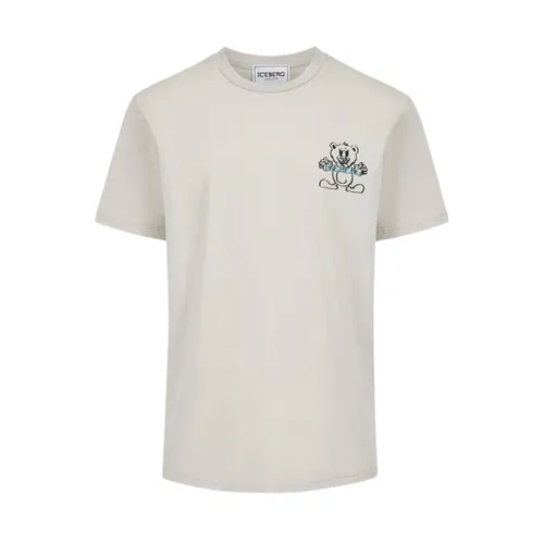 Iceberg - Tops > T-Shirts - Gray - Iceberg - Modalova