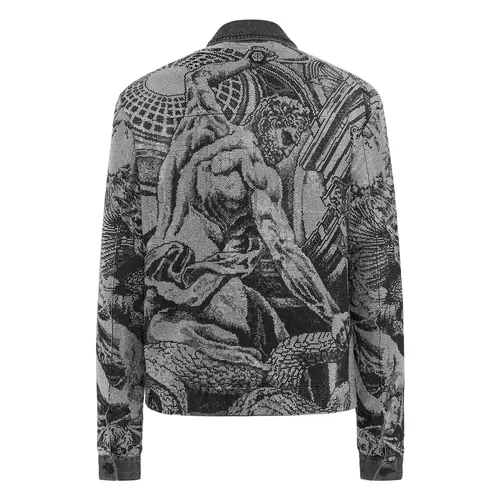 Jackets > Denim Jackets - - Philipp Plein - Modalova