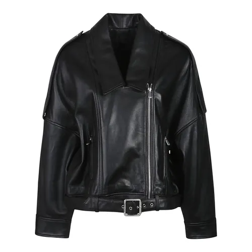 Jackets > Leather Jackets - - Pinko - Modalova