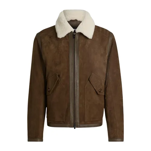 Jackets > Faux Fur & Shearling Jackets - - Hugo Boss - Modalova
