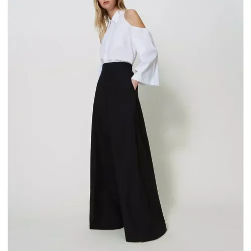 Trousers > Wide Trousers - - Twinset - Modalova