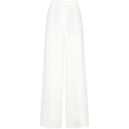 Trousers > Wide Trousers - - Brunello Cucinelli - Modalova
