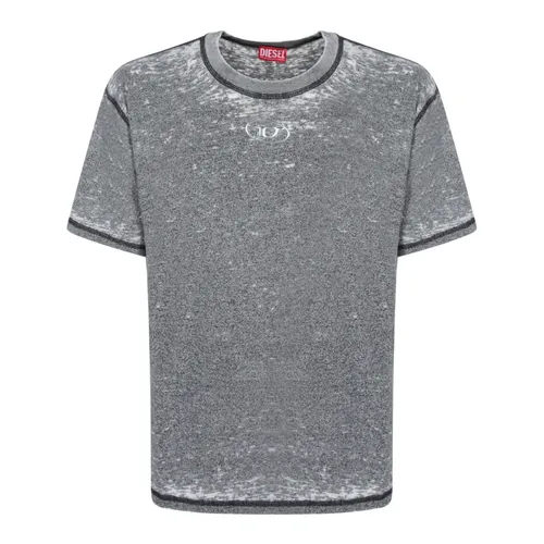 Diesel - Tops > T-Shirts - Gray - Diesel - Modalova