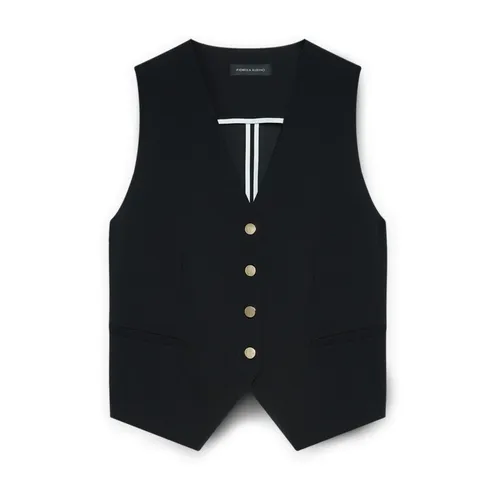 Jackets > Vests - - Fiorella Rubino - Modalova