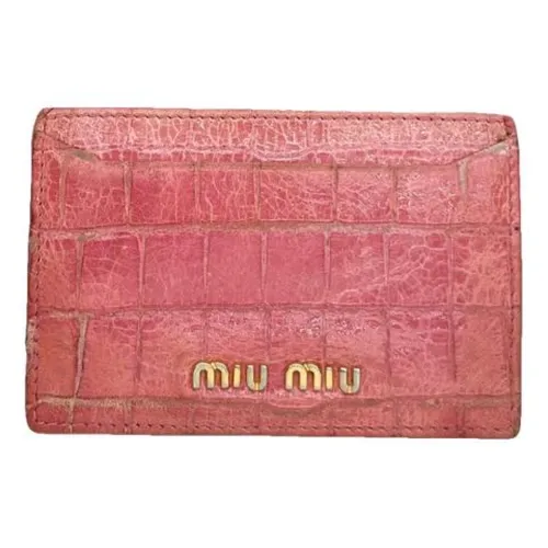 Pre-owned > Pre-owned Accessories > Pre-owned Wallets - - Miu Miu Pre-owned - Modalova