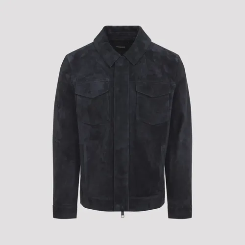 Jackets > Leather Jackets - - Yves Salomon - Modalova