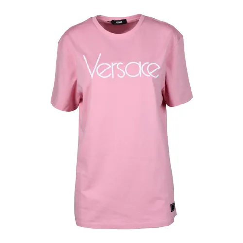 Versace - Tops > T-Shirts - Pink - Versace - Modalova