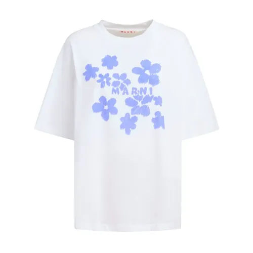 Marni - Tops > T-Shirts - White - Marni - Modalova