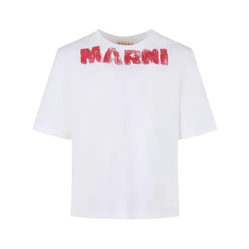 Marni - Tops > T-Shirts - White - Marni - Modalova