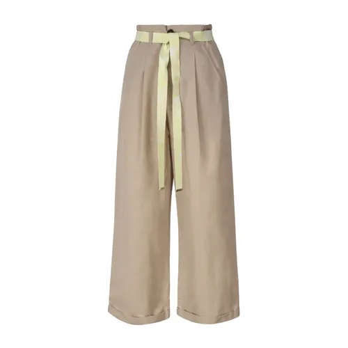 Trousers > Wide Trousers - - Pinko - Modalova