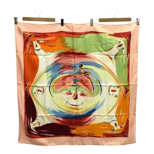 Pre-owned > Pre-owned Accessories > Pre-owned Scarves - - Hermès Vintage - Modalova