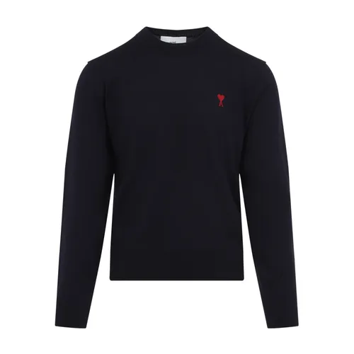 Knitwear > Round-neck Knitwear - - Ami Paris - Modalova