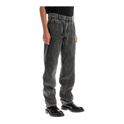 Jeans > Straight Jeans - - Mugler - Modalova