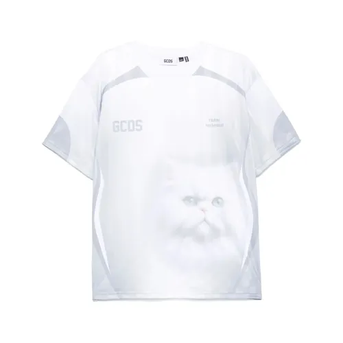 Gcds - Tops > T-Shirts - Gray - Gcds - Modalova