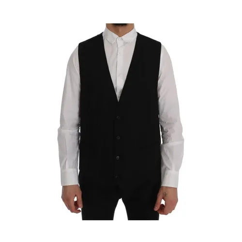 Suits > Suit Vests - - Dolce & Gabbana - Modalova