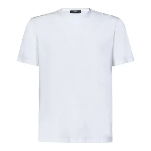 Herno - Tops > T-Shirts - White - Herno - Modalova