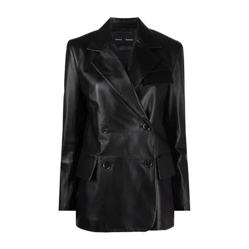 Jackets > Leather Jackets - - Proenza Schouler - Modalova