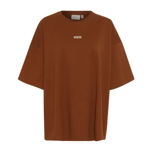 Gestuz - Tops > T-Shirts - Brown - Gestuz - Modalova