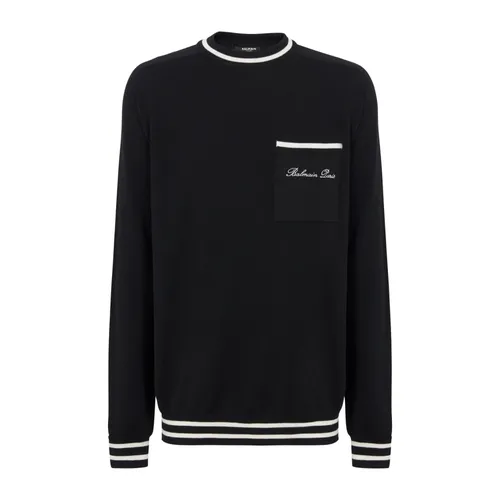 Knitwear > Round-neck Knitwear - - Balmain - Modalova