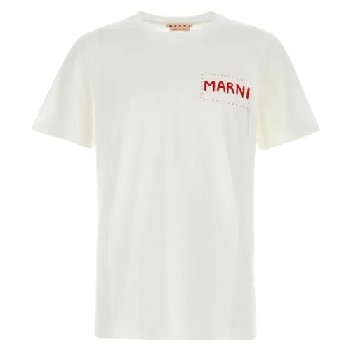 Marni - Tops > T-Shirts - White - Marni - Modalova