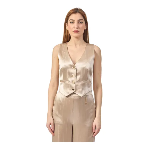 Jackets > Vests - - Fracomina - Modalova