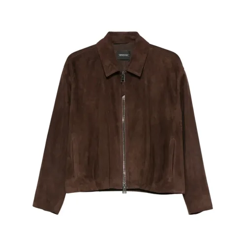 Jackets > Leather Jackets - - Simonetta Ravizza - Modalova