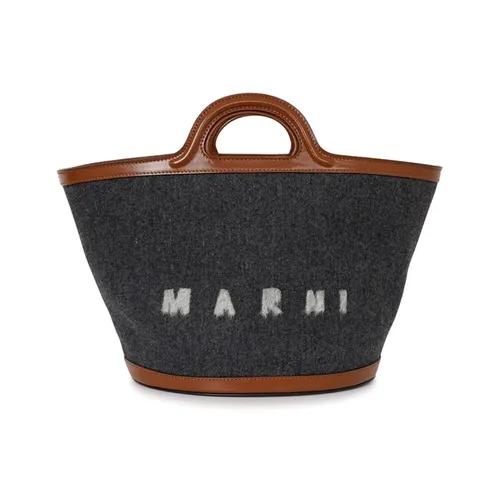 Marni - Bags > Handbags - Gray - Marni - Modalova
