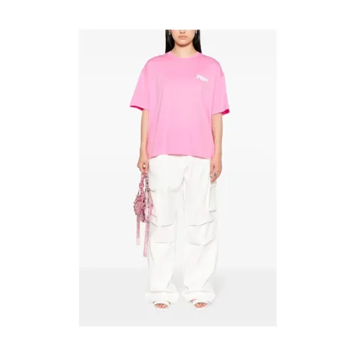 Msgm - Tops > T-Shirts - Pink - Msgm - Modalova