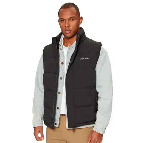 Guess - Jackets > Vests - Black - Guess - Modalova