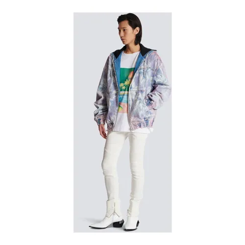 Jackets > Denim Jackets - - Balmain - Modalova