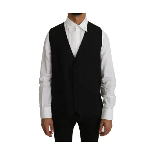 Suits > Suit Vests - - Dolce & Gabbana - Modalova