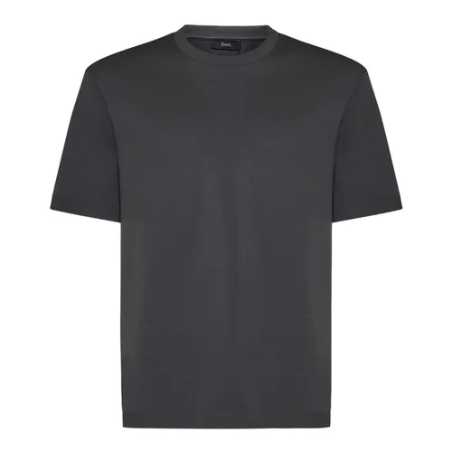 Herno - Tops > T-Shirts - Gray - Herno - Modalova