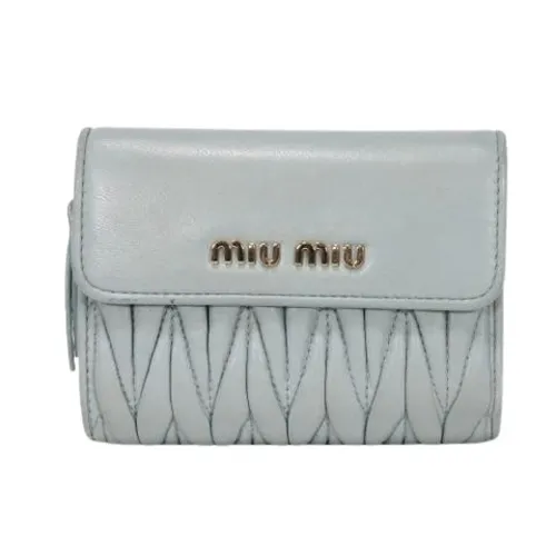 Pre-owned > Pre-owned Accessories > Pre-owned Wallets - - Miu Miu Pre-owned - Modalova