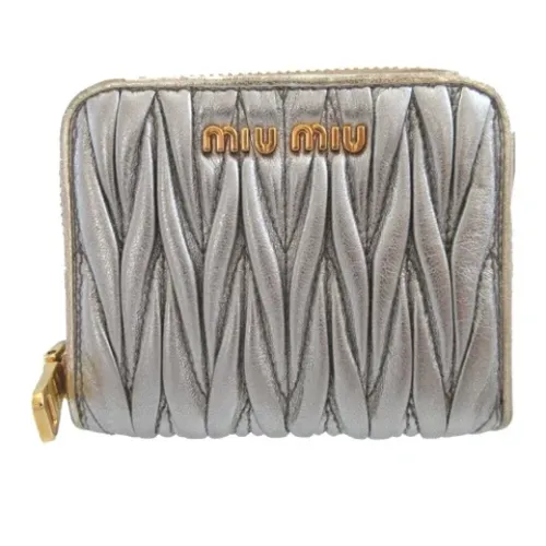 Pre-owned > Pre-owned Accessories > Pre-owned Wallets - - Miu Miu Pre-owned - Modalova