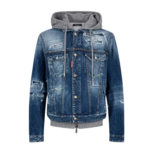 Jackets > Denim Jackets - - Dsquared2 - Modalova