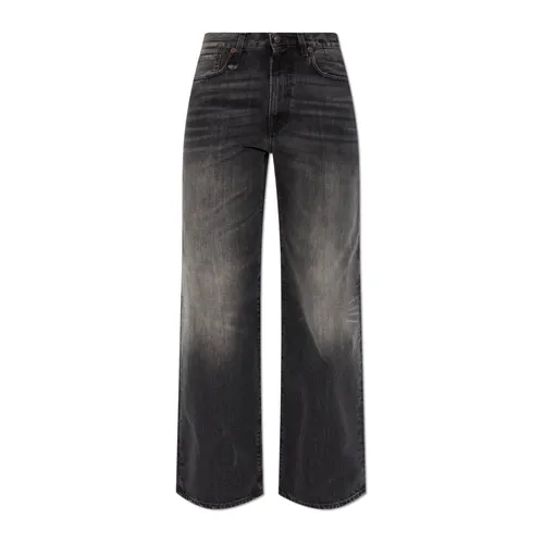 R13 - Jeans > Wide Jeans - Black - R13 - Modalova