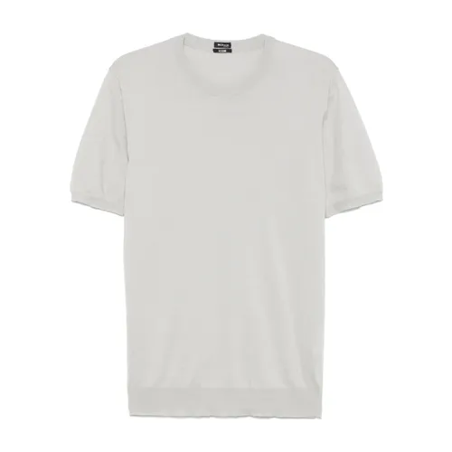 Kiton - Tops > T-Shirts - Gray - Kiton - Modalova