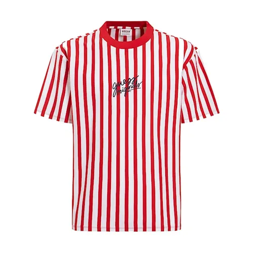Guess - Tops > T-Shirts - Red - Guess - Modalova
