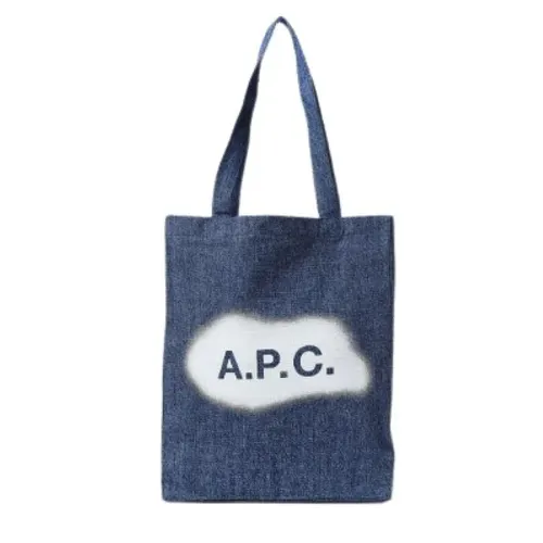 A.p.c. - Bags > Tote Bags - Blue - A.p.c. - Modalova