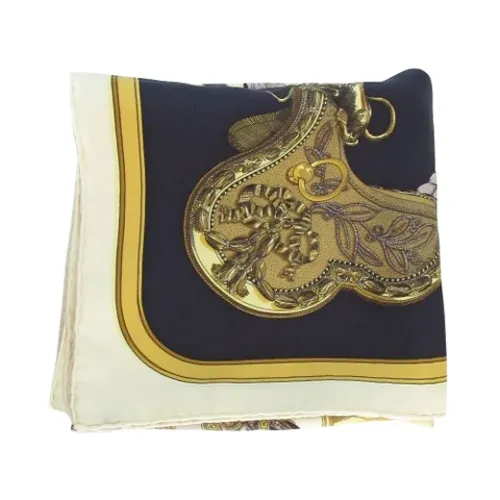 Pre-owned > Pre-owned Accessories > Pre-owned Scarves - - Hermès Vintage - Modalova